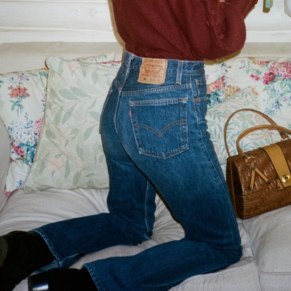 Vintage Levi's High Waist Wedgie Fit  Orange Tab Denim